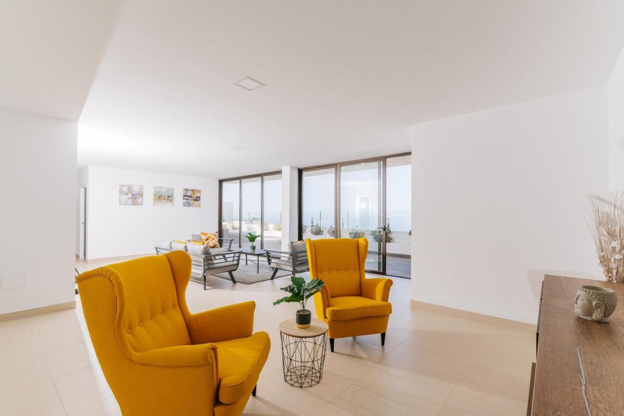 Sunset White Villa - Ocean View, Jakuzzi, Heated Pool, Air-Conditioning, Grill Playa de las Americas  Eksteriør bilde