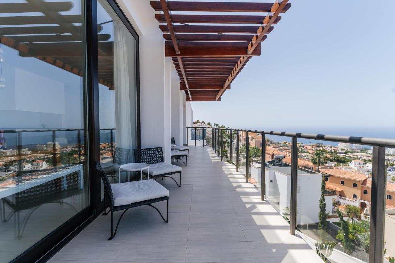 Sunset White Villa - Ocean View, Jakuzzi, Heated Pool, Air-Conditioning, Grill Playa de las Americas  Eksteriør bilde