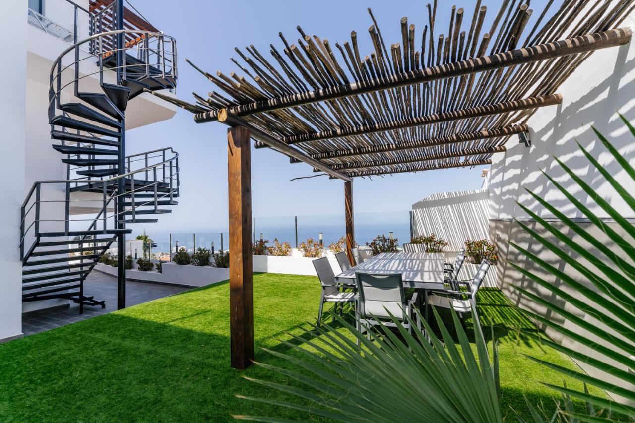 Sunset White Villa - Ocean View, Jakuzzi, Heated Pool, Air-Conditioning, Grill Playa de las Americas  Eksteriør bilde