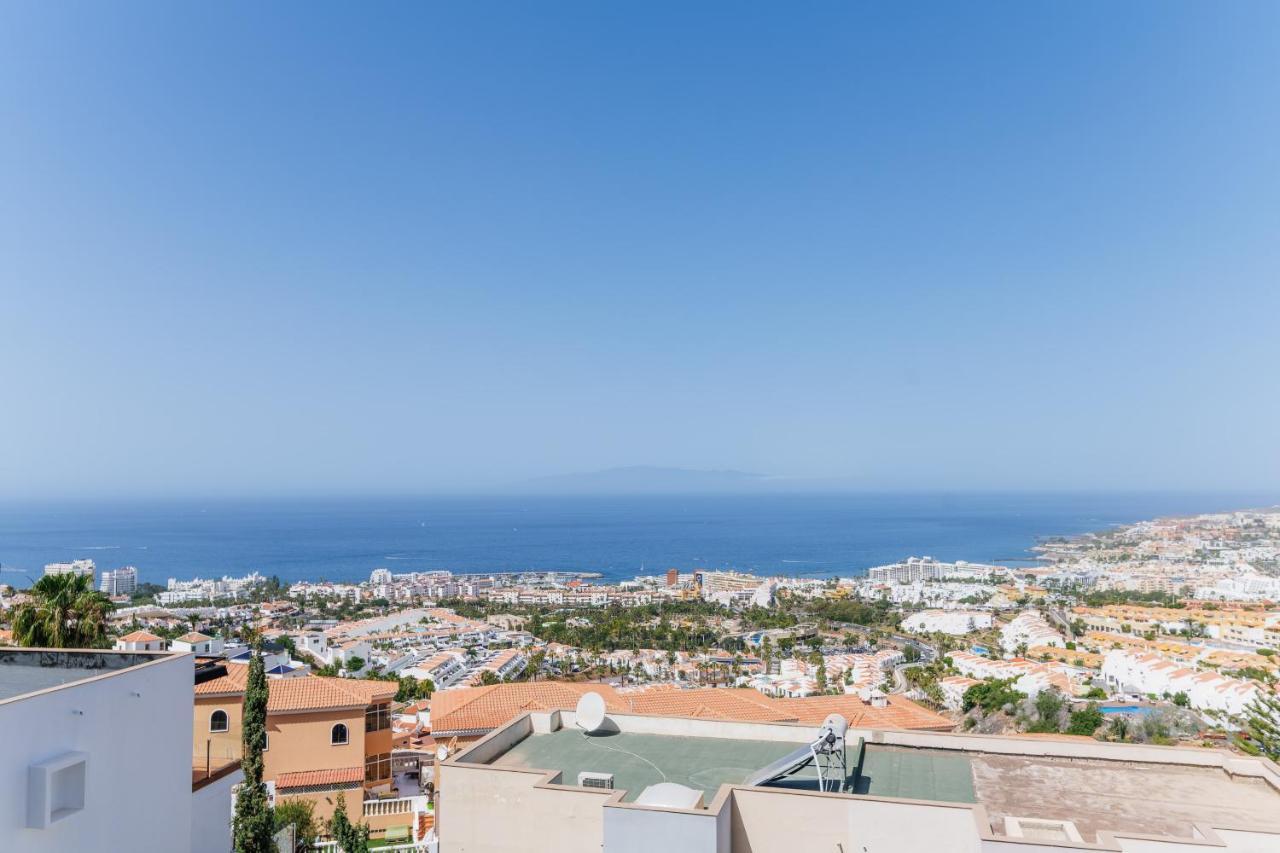 Sunset White Villa - Ocean View, Jakuzzi, Heated Pool, Air-Conditioning, Grill Playa de las Americas  Eksteriør bilde