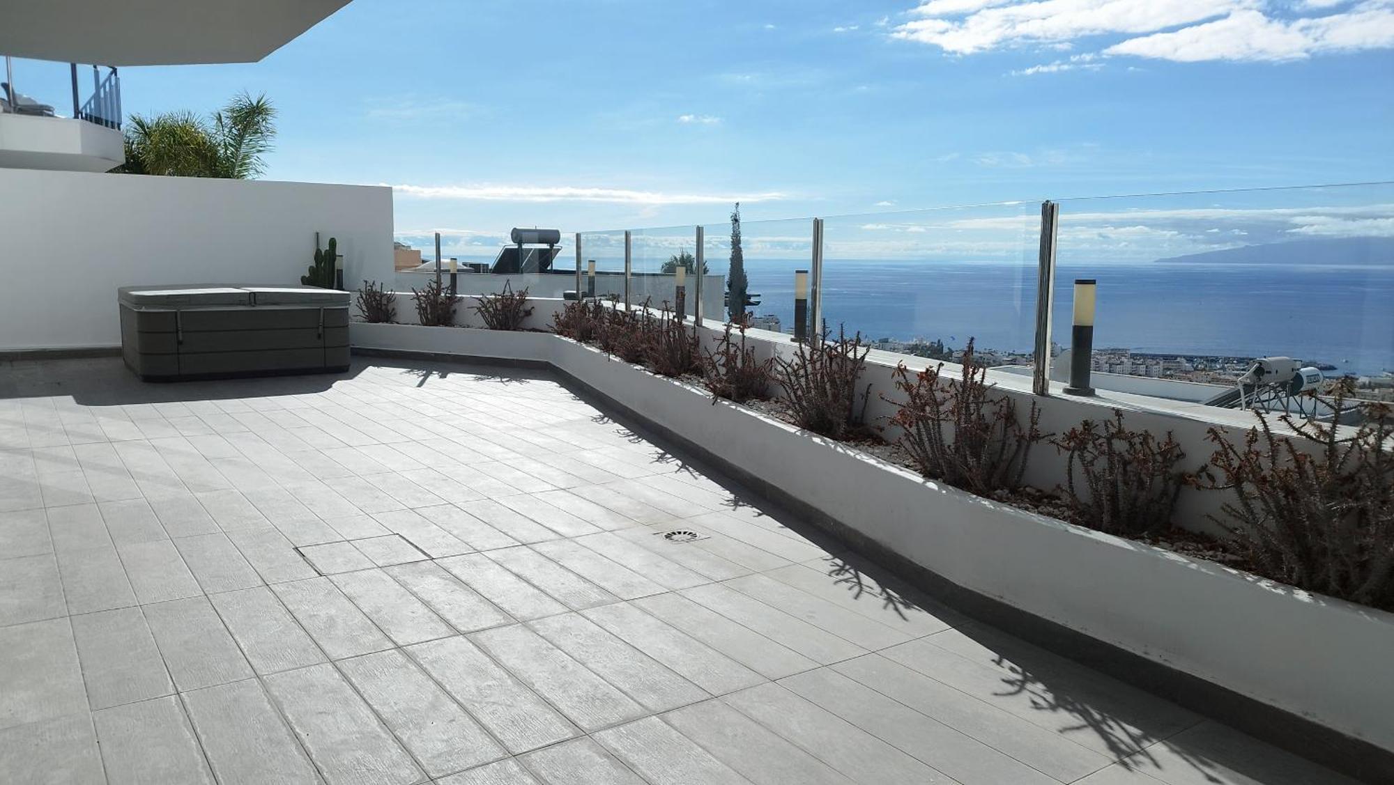 Sunset White Villa - Ocean View, Jakuzzi, Heated Pool, Air-Conditioning, Grill Playa de las Americas  Eksteriør bilde